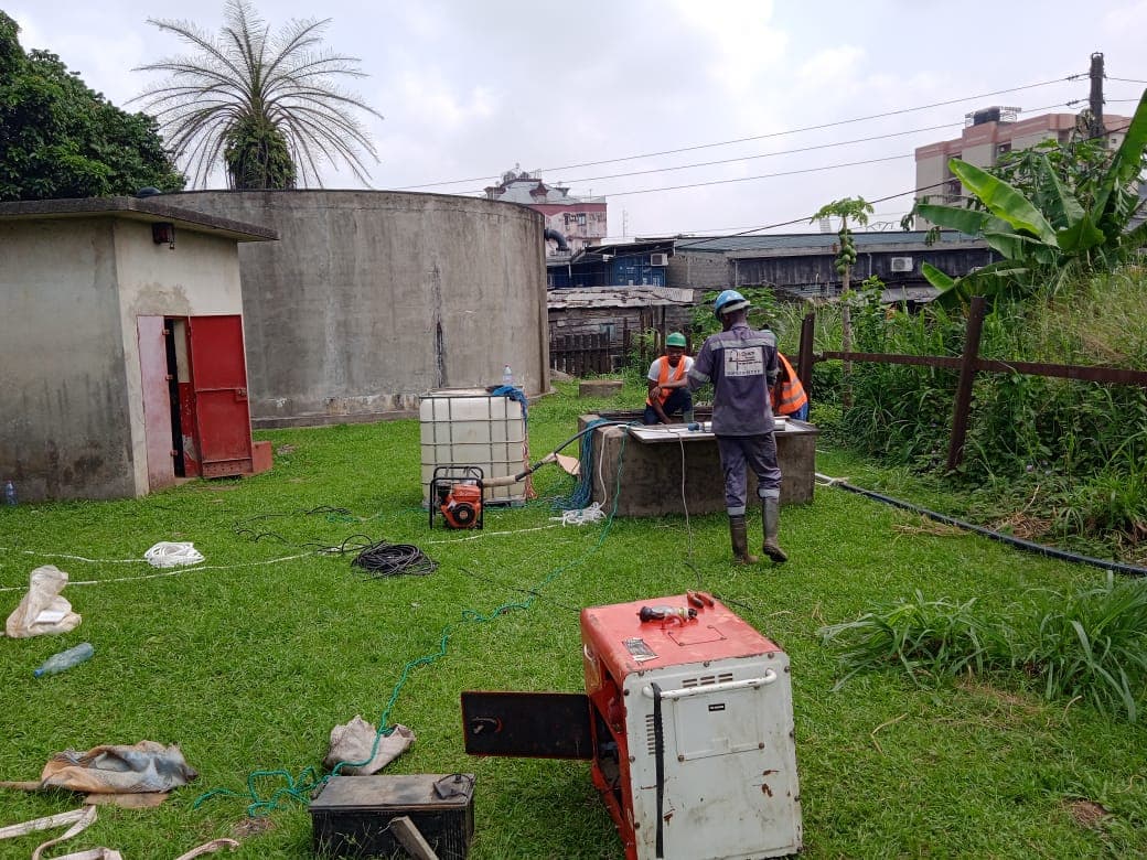 Site urbain HYDYAM avec château d'eau