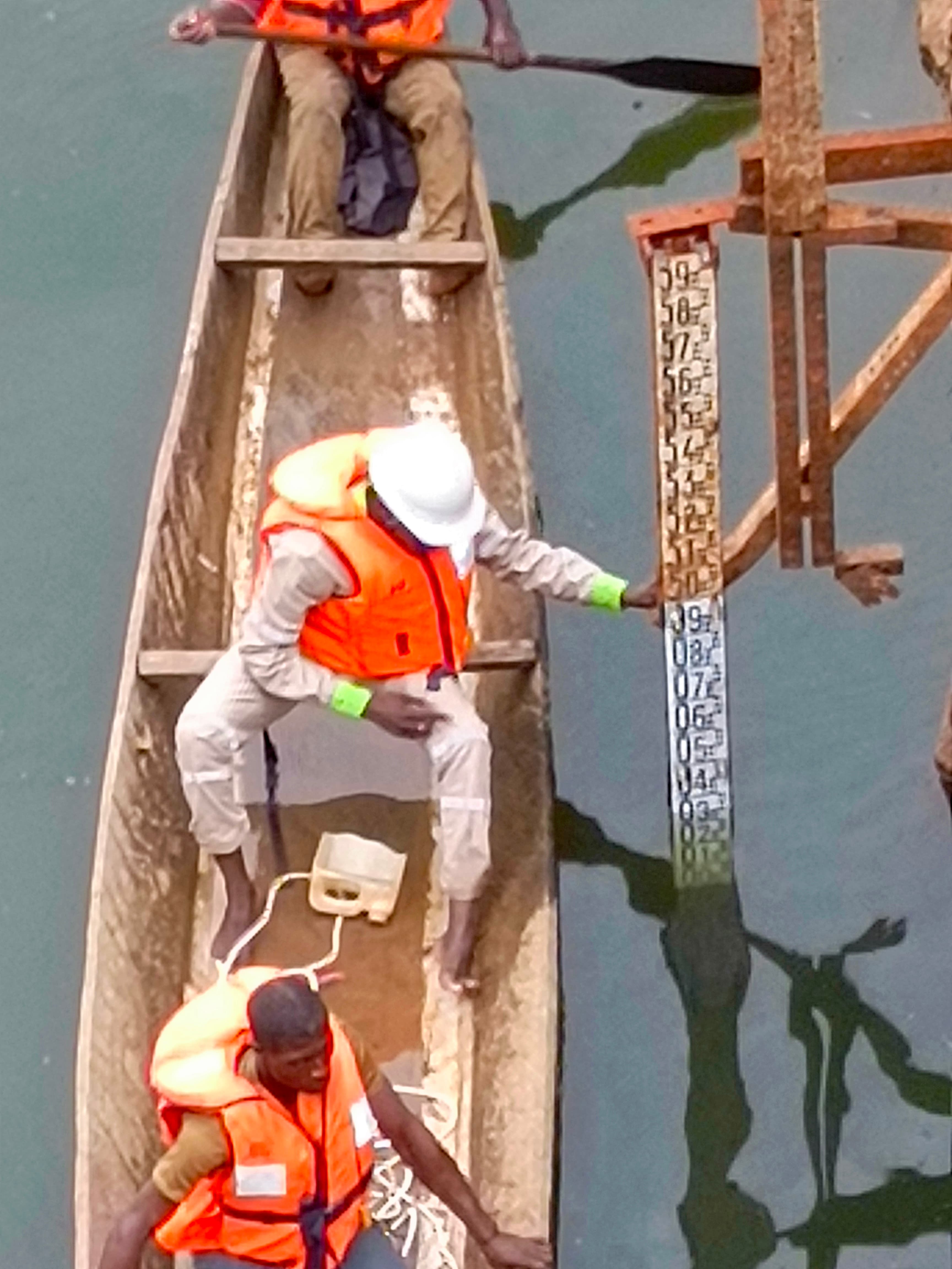 Station limnimétrique sur cours d'eau