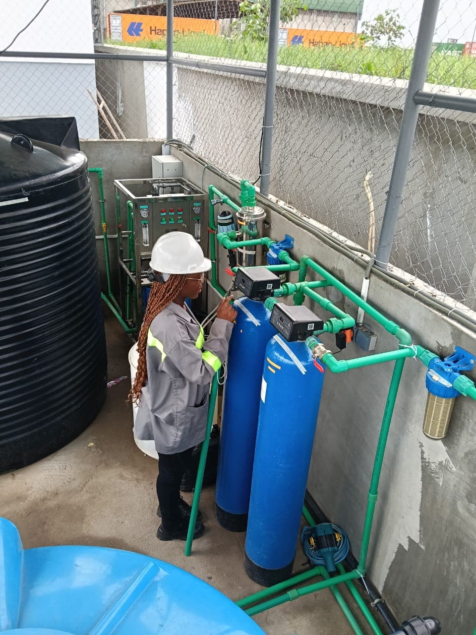 Station de traitement d'eau HYDYAM (filtration et stockage)